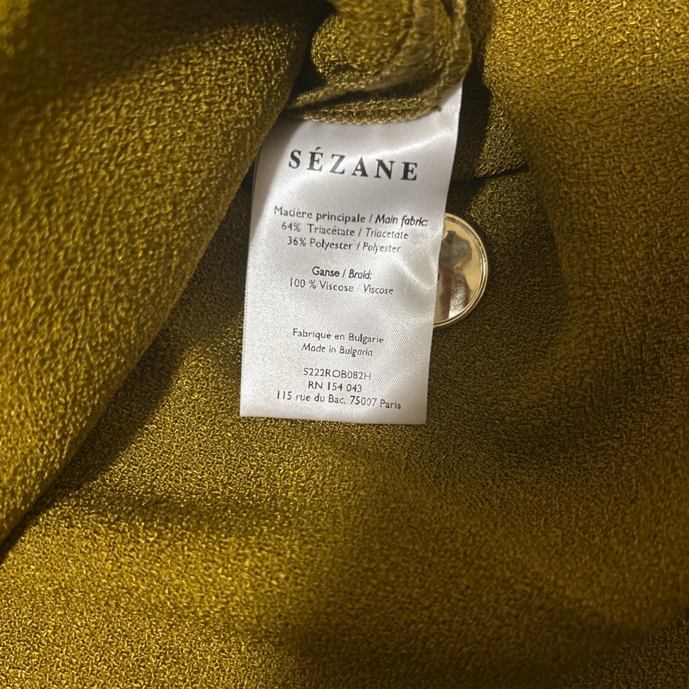 Sezane Mina Dress Long Sleeve Midi Dress - Picture 4 of 6
